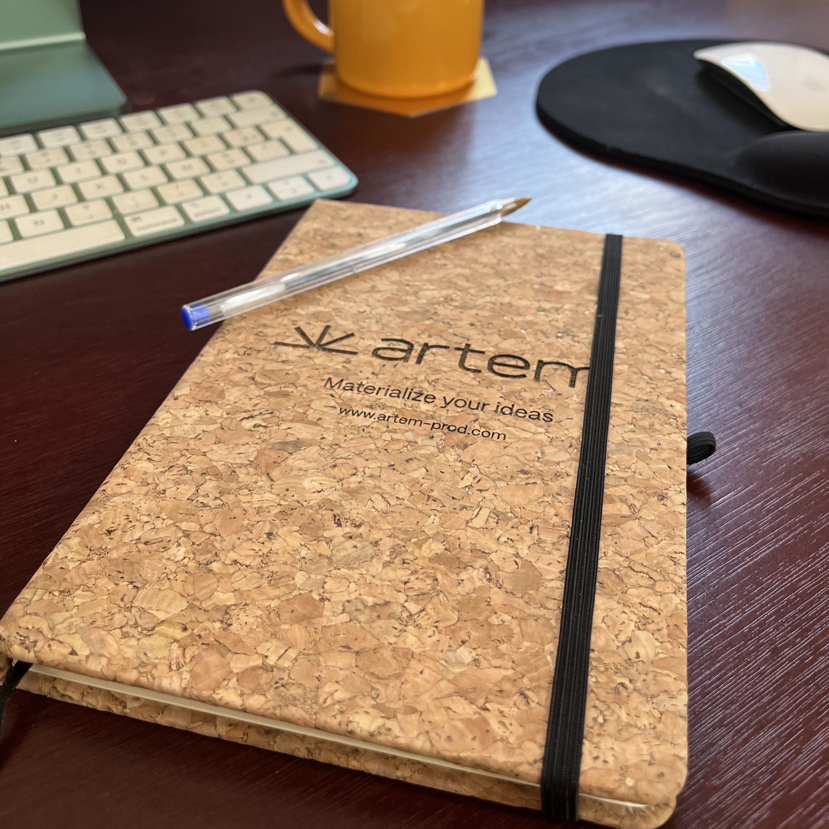 cork notebook